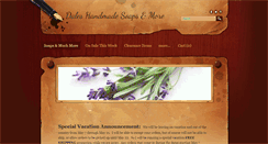 Desktop Screenshot of daleshandmadesoaps.com
